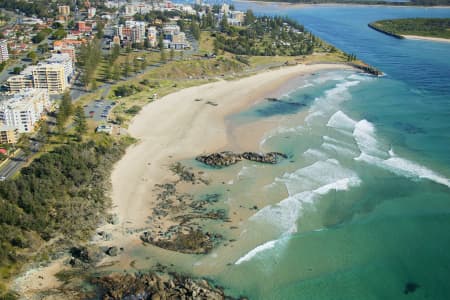 Aerial Image of TOWN BEACH IN PORT MACQUARIE.