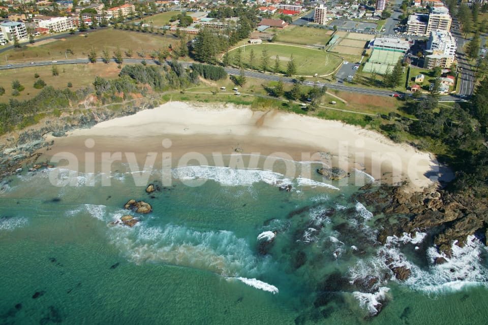 Aerial Image of Oxley Beach in Port Macquarie