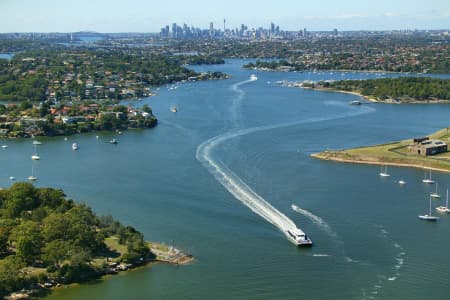 Aerial Image of PARRAMATTA RIVER AT BREAKFAST POINT