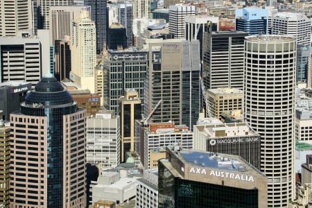 Aerial Image of CITY BUILDINGS.