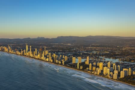 Aerial Image of MAIN BEACH SUNRISE