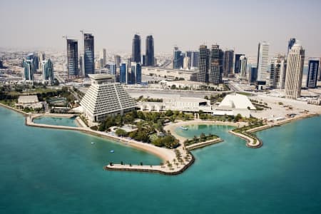 Aerial Image of SHERATON DOHA HOTEL & RESORT.