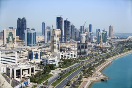 Aerial Image of DOHA LOOKING NORTH