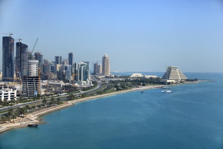 Aerial Image of THE CORNICHE, DOHA