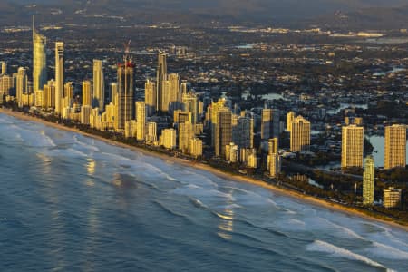 Aerial Image of SURFERS PARADISE SUNRISE