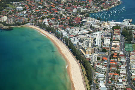 Aerial Image of MANLY TOWN CENTRE