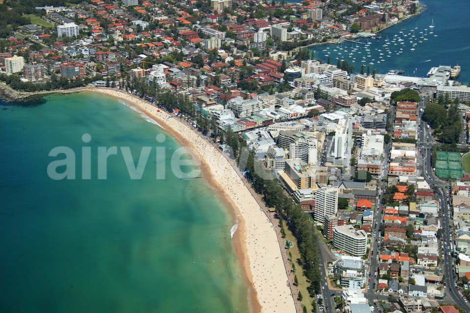 Aerial Image of Manly Town Centre