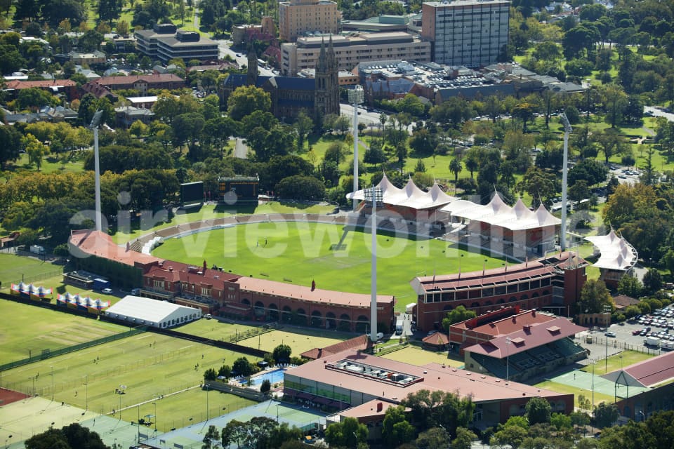 Aerial Image of Adelaide Oval in North Adelaide