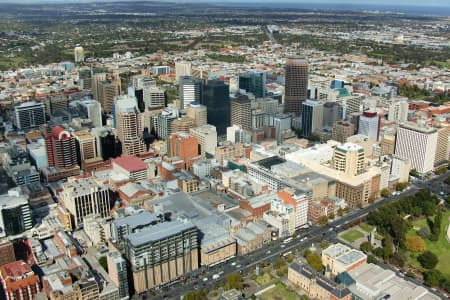 Aerial Image of ADELAIDE CBD.