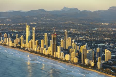 Aerial Image of SURFERS PARADISE SUNRISE