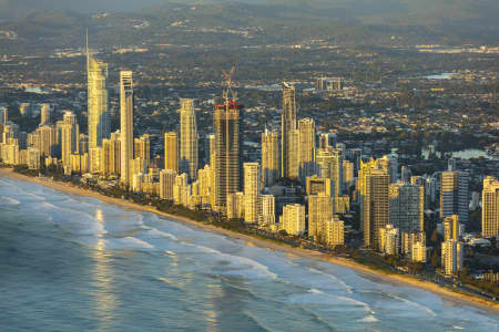 Aerial Image of SURFERS PARADISE SUNRISE