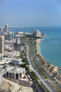 Aerial Image of THE CORNICHE, DOHA