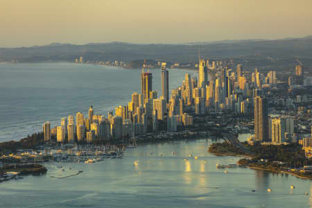 Aerial Image of MAIN BEACH SUNRISE