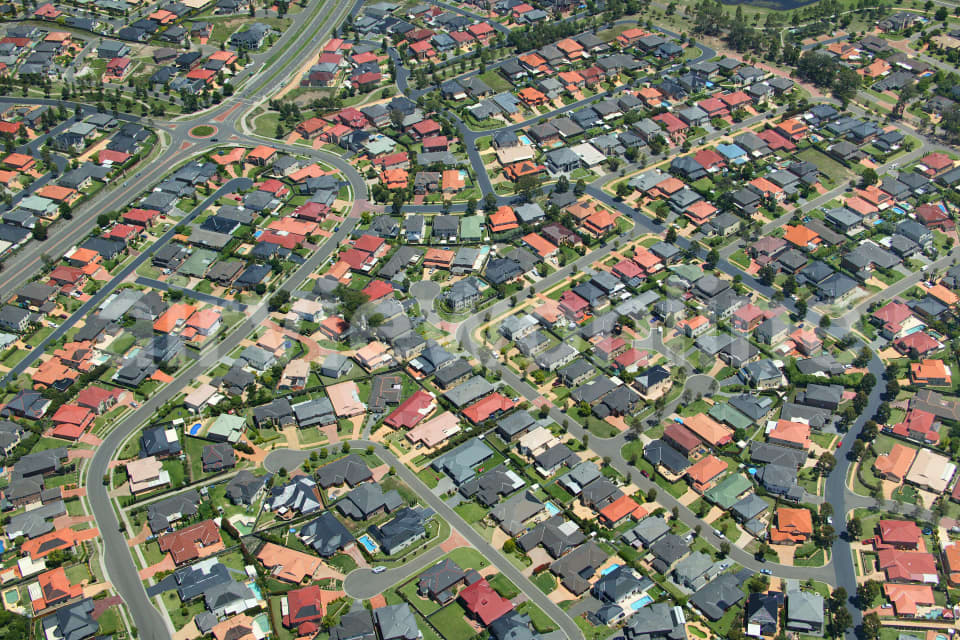 Aerial Image of Urban Sprawl