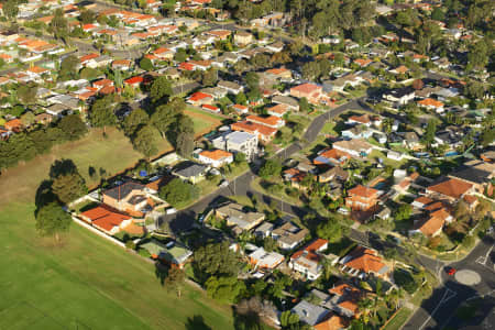 Aerial Image of SUBURBAN CLOSEUP.