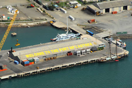 Aerial Image of WELCOME TO THE PORT OF LAUTOKA