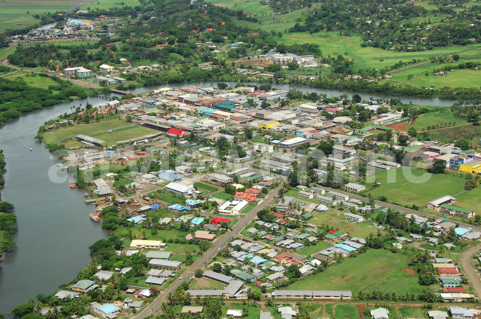 Aerial Image of Labasa Fiji