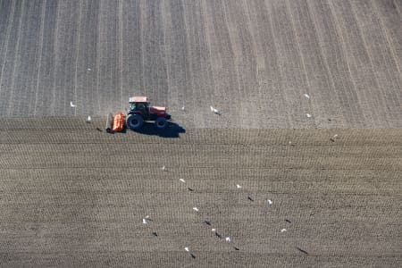 Aerial Image of WORKING THE FIELD