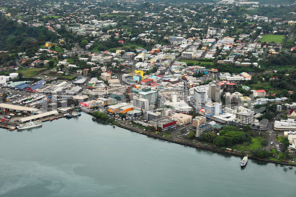 Aerial Image of Suva City Fiji