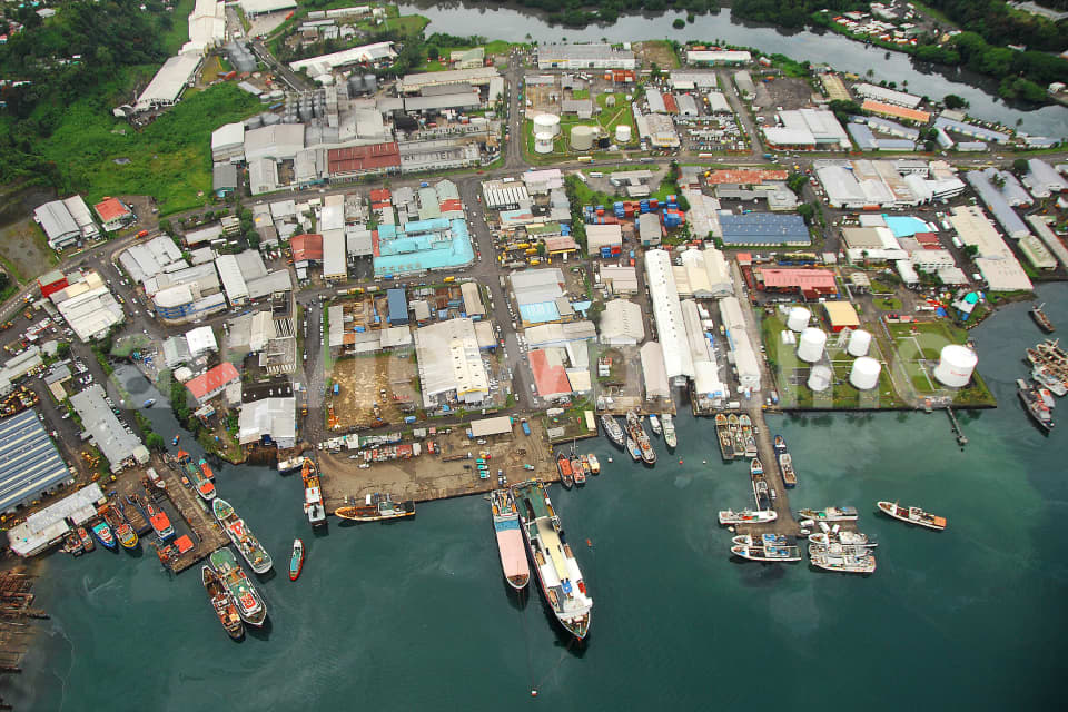 Aerial Image of Suva Bay, Fiji