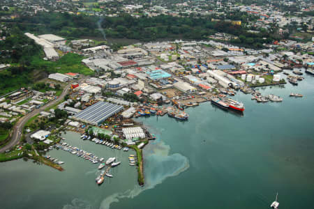 Aerial Image of SUVA DOCKS, FIJI