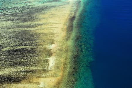 Aerial Image of THE EDGE OF THE REEF, FIJI