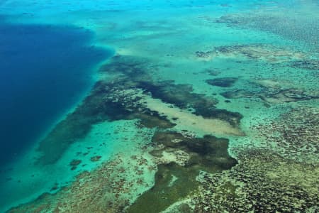 Aerial Image of FIJI CORAL REEF