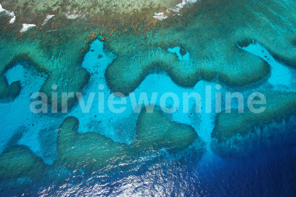 Aerial Image of Colours of Fiji