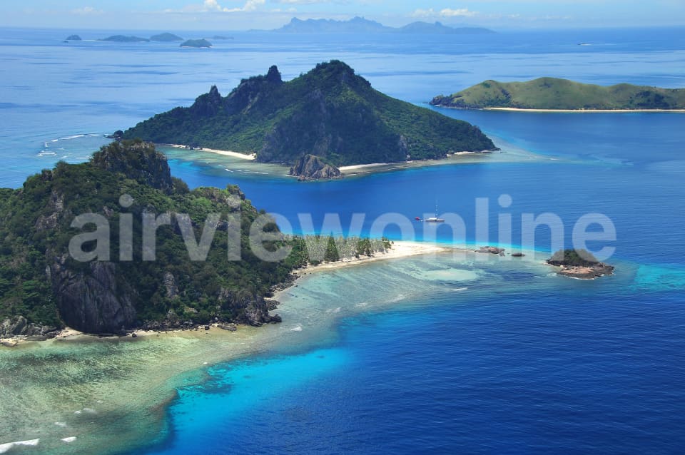 Aerial Image of Monuriki Island