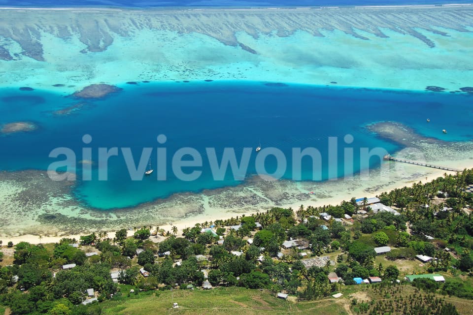 Aerial Image of Mana Island
