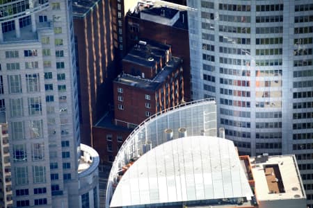 Aerial Image of ARCHITECTURAL CONTRASTS.