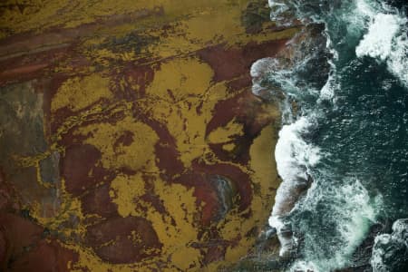 Aerial Image of LAND MEETS  OCEAN.