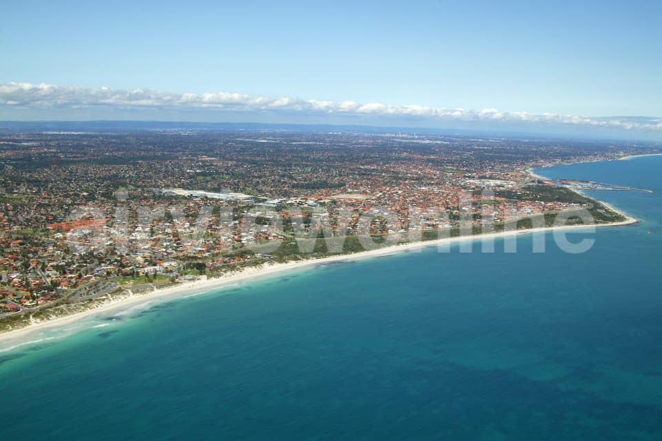Aerial Image of Swanbourne Beach Perth