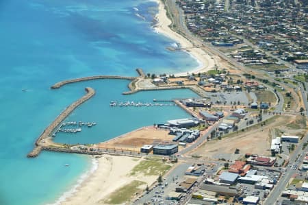 Aerial Image of GERALDTON MARINA