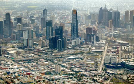 Aerial Image of SOUTH MELBOURNE, SOUTHBANK AND CBD.