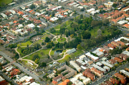 Aerial Image of ST KILDA BOTANICAL GARDENS.