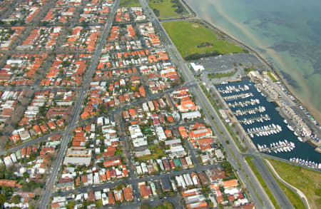 Aerial Image of ST KILDA AND ELWOOD.