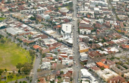 Aerial Image of BARKLY STREET IN ST KILDA.