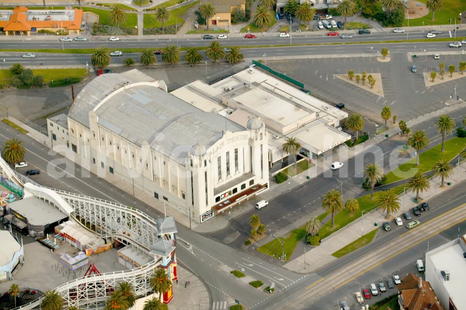 Aerial Image of Palais Theatre in St Kilda