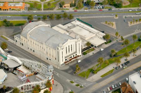 Aerial Image of PALAIS THEATRE IN ST KILDA.