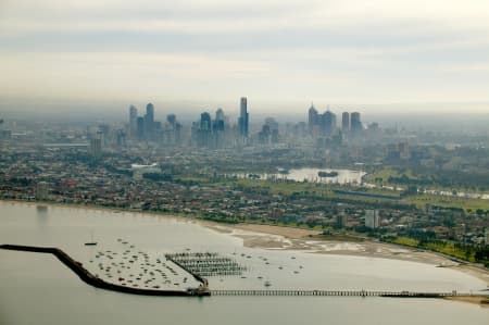 Aerial Image of ST KILDA HARBOUR.