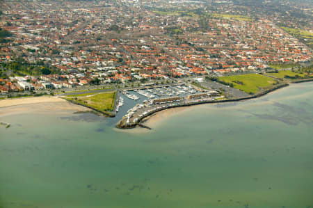 Aerial Image of ST KILDA MARINA.