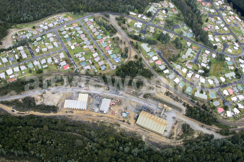 Aerial Image of Rosebery Tasmania