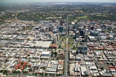 Aerial Image of ADELAIDE CBD.