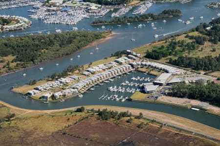 Aerial Image of COOMERA WATERS MARINA