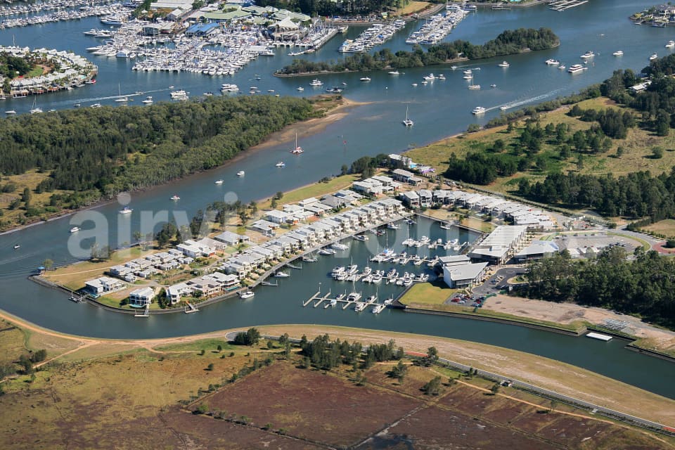 Aerial Image of Coomera Waters Marina