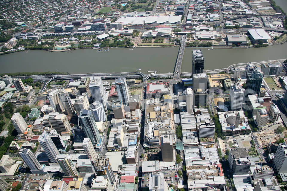 Aerial Image of Brisbane CBD to South Brisbane,