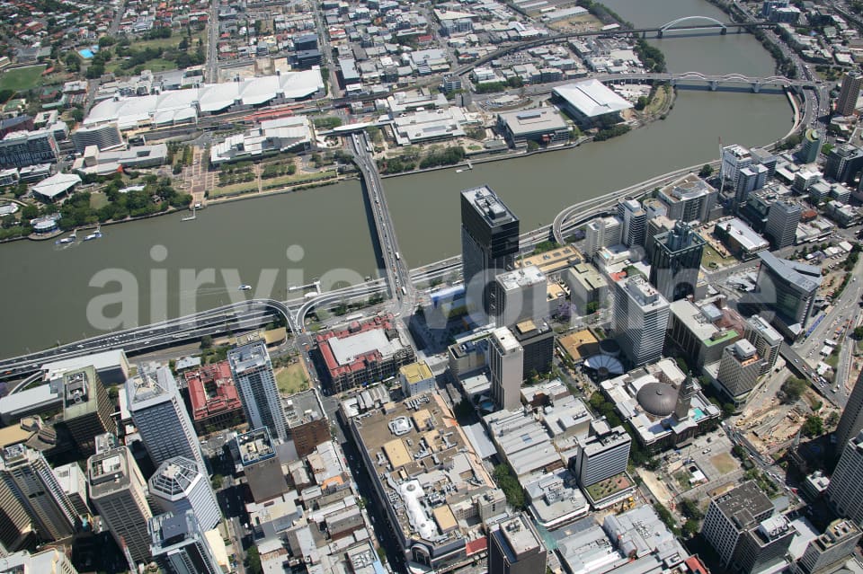 Aerial Image of Brisbane CBD to South Brisbane, QLD