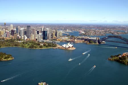 Aerial Image of SYDNEY HARBOUR