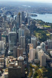 Aerial Image of NORTH UP PITT STREET